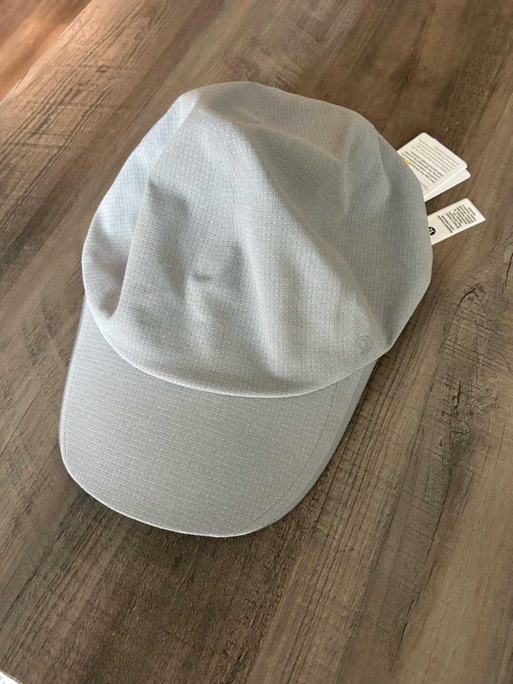 NWT Lululemon Fast & Free Hat *Woven Air L/XL *silver drop*